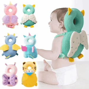 Baby Kopf- & Rückenschutz – sicher, weich & niedlich beim Laufenlernen