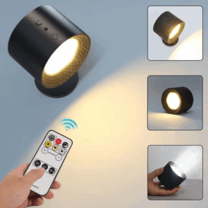 ED Wandlampe mit Touch & Fernbedienung – 360° drehbar & magnetisch